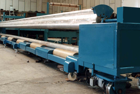 40 foot wide Fabric Winder