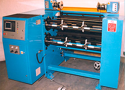 TDC-150 Dual Turret Rewind Machine